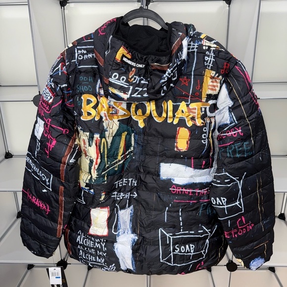 Jean-Michel Basquiat X Members Only Alchemy Puffer Jacket Size XL NWT - Picture 6 of 8